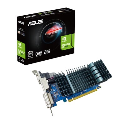 Of S  günstig Kaufen-ASUS GeForce GT 710 EVO 2GB GDDR3 PCIe DVI/HDMI/VGA passiv low profile. ASUS GeForce GT 710 EVO 2GB GDDR3 PCIe DVI/HDMI/VGA passiv low profile <![CDATA[• GeForce GT 710, PCI-Express 2.0 • 2 GB GDDR3-RAM (64bit-Speicherinterface) • Core/Memorytakt: 9