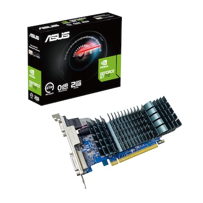 GeForce GT günstig Kaufen-ASUS GeForce GT 710 EVO 2GB GDDR3 PCIe DVI/HDMI/VGA passiv low profile. ASUS GeForce GT 710 EVO 2GB GDDR3 PCIe DVI/HDMI/VGA passiv low profile <![CDATA[• GeForce GT 710, PCI-Express 2.0 • 2 GB GDDR3-RAM (64bit-Speicherinterface) • Core/Memorytakt: 9