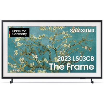 On The günstig Kaufen-Samsung The Frame GQ32LS03C 80cm 32" Full HD QLED Smart TV Fernseher. Samsung The Frame GQ32LS03C 80cm 32" Full HD QLED Smart TV Fernseher <![CDATA[• Energieeffizienzklasse: F • Diagonale: 80 cm / 32 Zoll, Full HD, 50/60 Hz • 2x HDMI, 2x USB