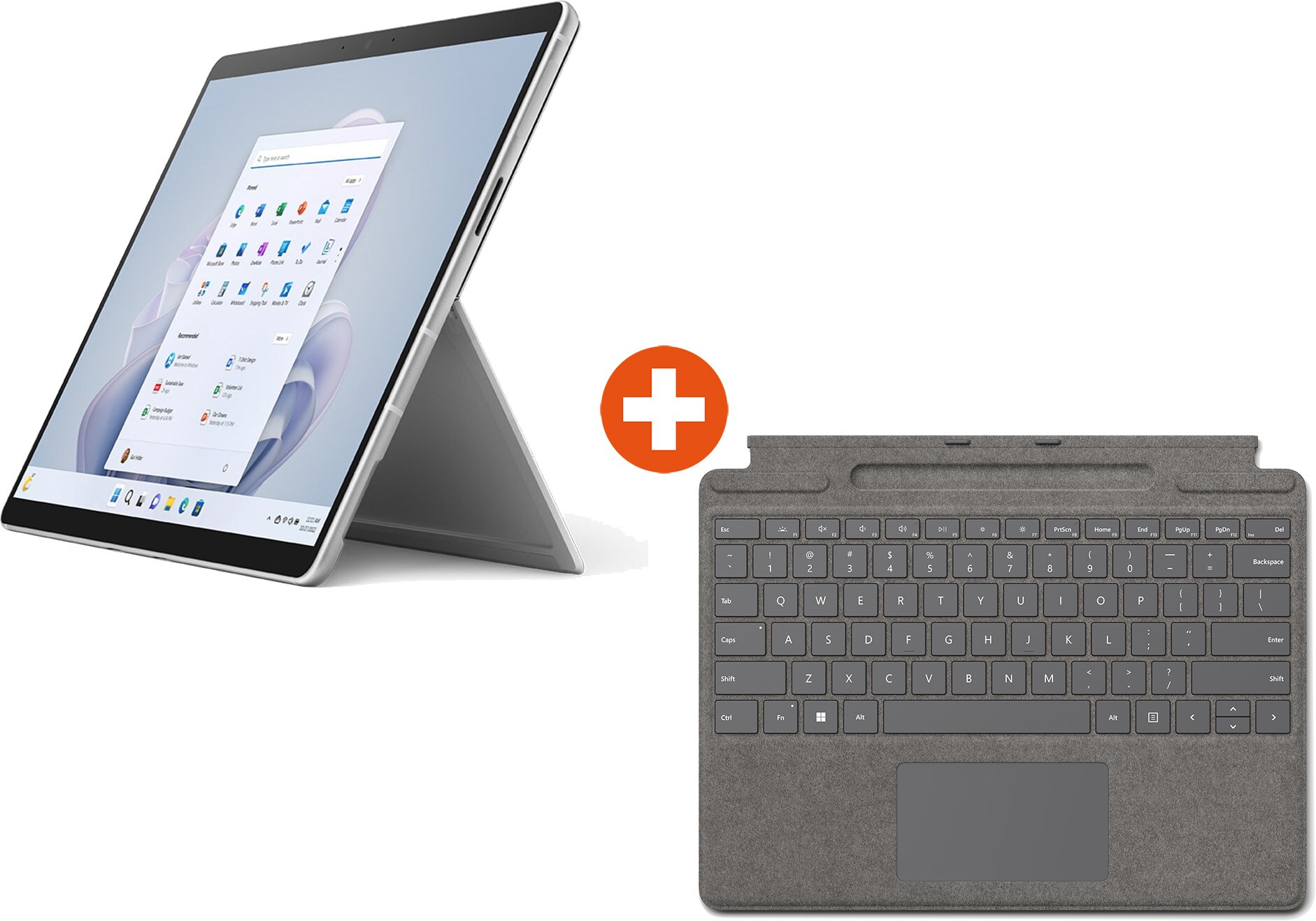 Surface Pro 9 Evo QEZ-00004 Platin i5 8GB/256GB SSD 13&quot; 2in1 W11 KB Platin