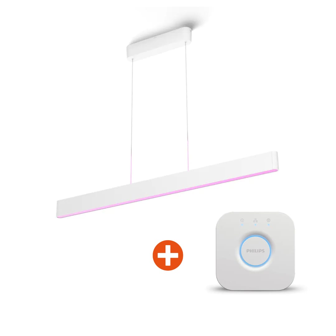 Philips Hue White & Color Ambiance Ensis Deckenleuchte Pendelleuchte Weiß Weiss - Bild 17