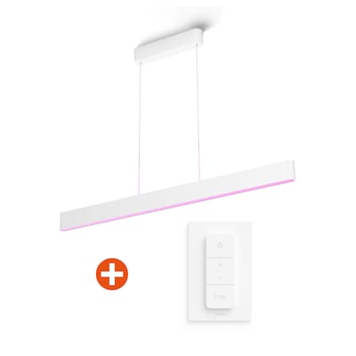Philips Hue White & Color Amb. Ensis Pendelleuchte wh, inkl. Philips Hue Secure Kontaktsensor