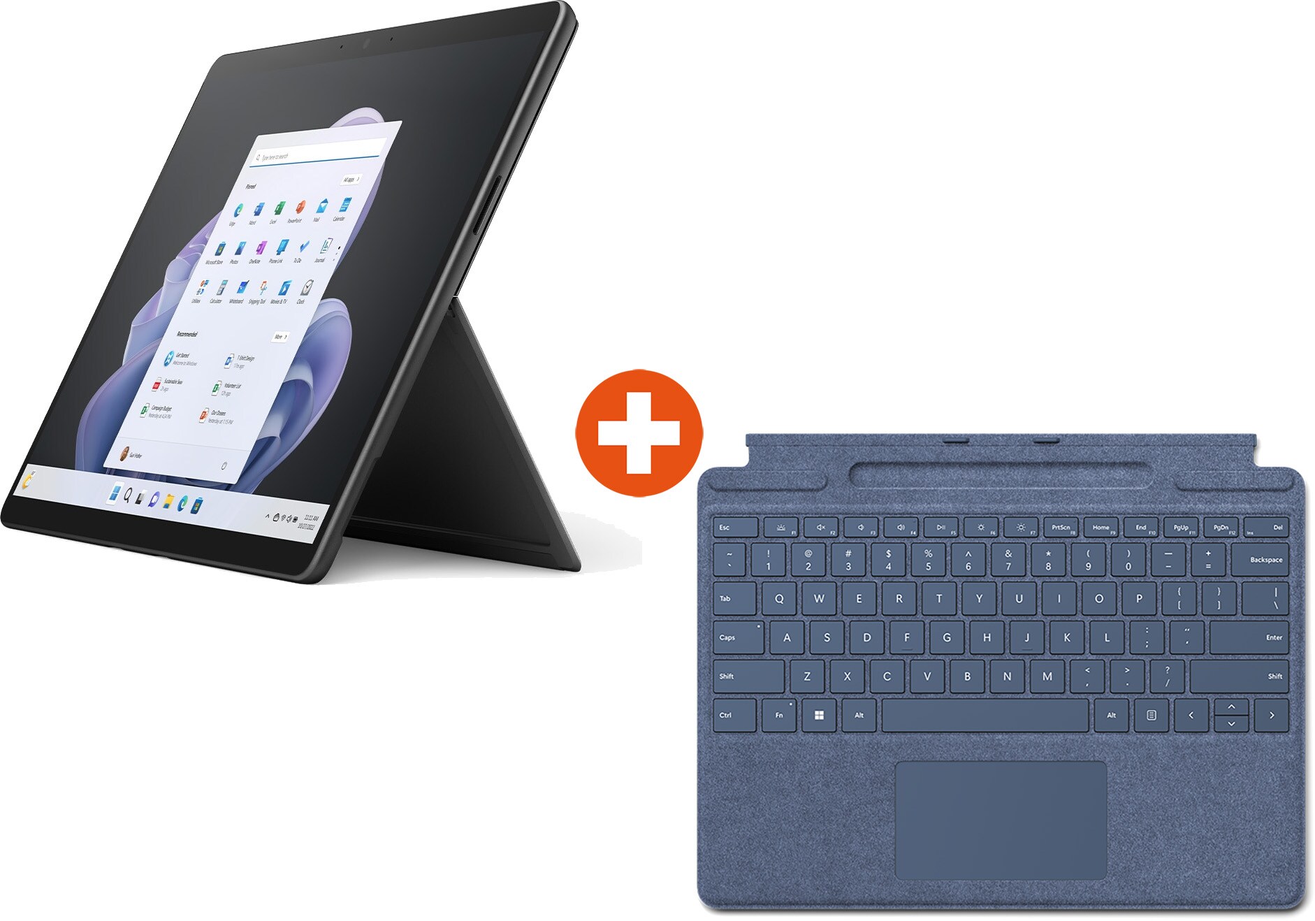 Surface Pro 9 Evo QI9-00021 Graphit i5 16GB/256GB SSD 13&quot; 2in1 W11 KB Saphir