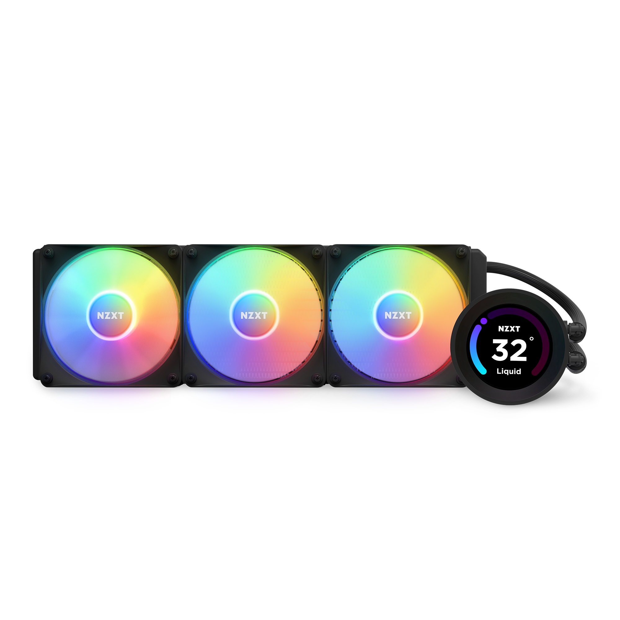 NZXT Kraken Elite 360 RGB, schwarz Wasserk&uuml;hlung f&uuml;r AMD und Intel CPU