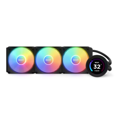 NZXT Kraken Elite 360 RGB, schwarz Wasserkühlung für AMD und Intel CPU