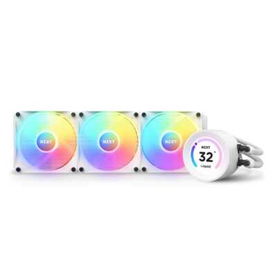 CD R günstig Kaufen-NZXT Kraken Elite 360 RGB, weiß Wasserkühlung für AMD und Intel CPU. NZXT Kraken Elite 360 RGB, weiß Wasserkühlung für AMD und Intel CPU <![CDATA[• LCD-Display 2,36