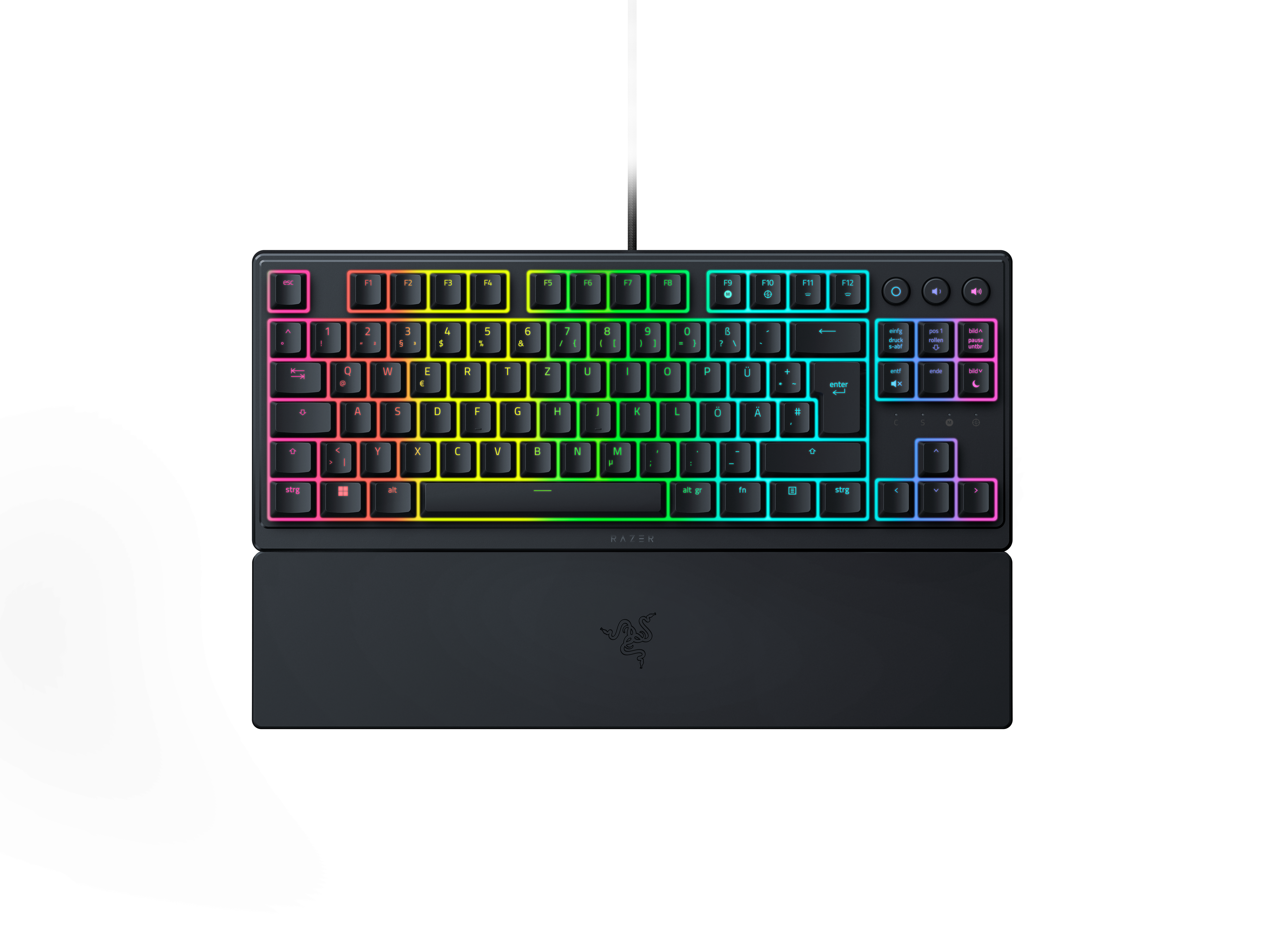 RAZER Ornata V3 TKL - Flache Mecha-Membran-RGB-Tastatur ohne Ziffernblock