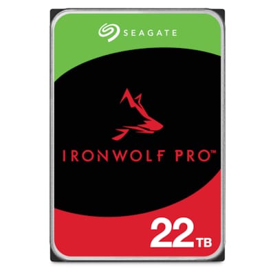 Seagate IronWolf Pro NAS HDD ST22000NT001 - 22 TB 3,5 Zoll SATA 6 Gbit/s CMR