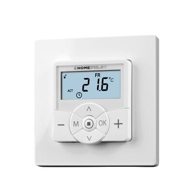 zu EU günstig Kaufen-Homepilot Thermostat premium • smartes Raumthermostat. Homepilot Thermostat premium • smartes Raumthermostat <![CDATA[• für Fußbodenheizung oder Elektroheizung • Ansteuerung von smarten Heizkörperthermostaten • Heiz- und Kühlfunkti