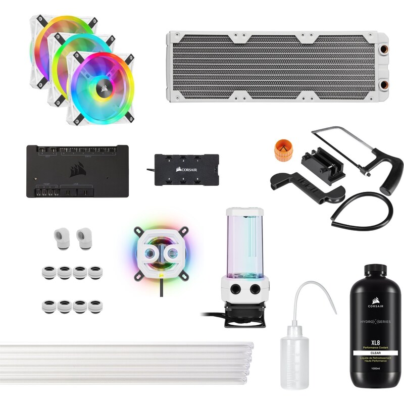 Corsair ICUE XH305i RGB Pro HYDRO X SERIES Kühlungskit weiß