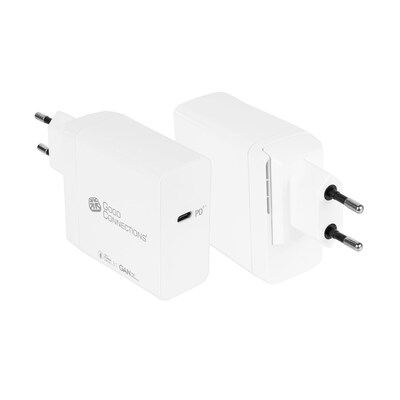 GC USB-Schnellladegerät 140W GaN-Technologie, 1-Port USB-C inkl. 1,2m Ladekabel