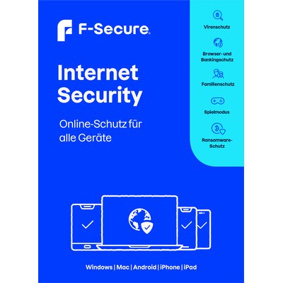 F-Secure Internet Security | 7 Geräte | 1 Jahr | Download & Produktschlüssel