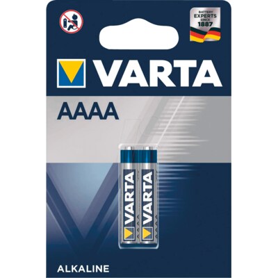 Art I günstig Kaufen-VARTA 4061 Batterie AAAA Alkalisch 1.5V 2er-Pack. VARTA 4061 Batterie AAAA Alkalisch 1.5V 2er-Pack <![CDATA[• für Medizinische Geräte, Taschenrechner, Uhr, Digitalkameras • hochwertige Alkaline Zelle • 1,5 V]]>. 