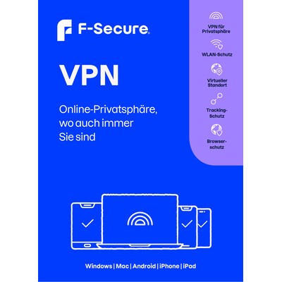 in ihrer günstig Kaufen-F-Secure VPN | 3 Geräte | 1 Jahr | Download & Produktschlüssel. F-Secure VPN | 3 Geräte | 1 Jahr | Download & Produktschlüssel <![CDATA[• Sicherheit in WLAN-Netzwerken , Schutz Ihrer Privatsphäre • Für bis zu 3 Geräte 