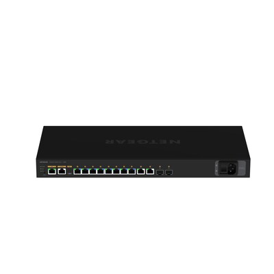 Port 10 günstig Kaufen-Netgear AV Line M4250-10G2XF-PoE+ Managed Switch. Netgear AV Line M4250-10G2XF-PoE+ Managed Switch <![CDATA[• 12 (10x 1G, 2x SFP+) • 8 PoE+ (30W/Port) • IGMP-Unterstützung : Erweitert (NETGEAR IGMP Plus™) • 10 Gigabit Ethernet]]>. 