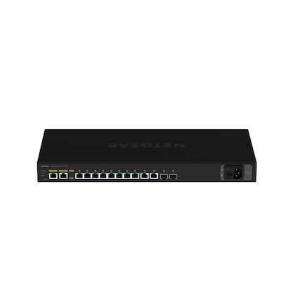 ABI plus günstig Kaufen-Netgear AV Line M4250-10G2XF-PoE+ Managed Switch. Netgear AV Line M4250-10G2XF-PoE+ Managed Switch <![CDATA[• 12 (10x 1G, 2x SFP+) • 8 PoE+ (30W/Port) • IGMP-Unterstützung : Erweitert (NETGEAR IGMP Plus™) • 10 Gigabit Ethernet]]>. 