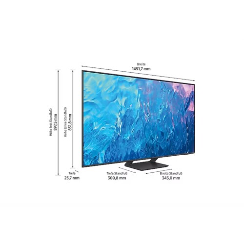 Samsung GQ65Q70CATXZG 163cm 65" 4K LED Smart TV Fernseher