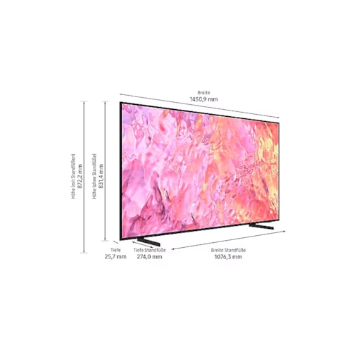 Samsung GQ65Q60CAUXZG 163cm 65" 4K QLED Smart TV Fernseher