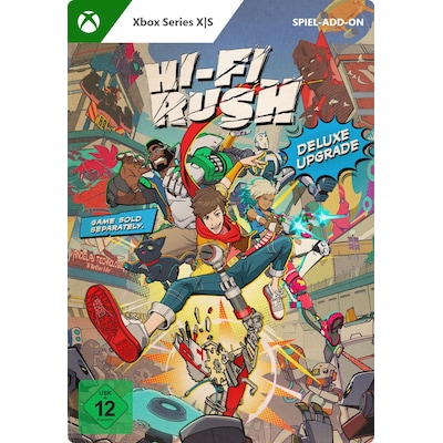 Xbox Series günstig Kaufen-Hi-Fi RUSH Deluxe Edition Upgrade Pack - XBox Series S|X Digital Code. Hi-Fi RUSH Deluxe Edition Upgrade Pack - XBox Series S|X Digital Code <![CDATA[• Plattform: Xbox • Genre: Action • Altersfreigabe USK: ab 12 Jahren • Produktart: Digitaler Code