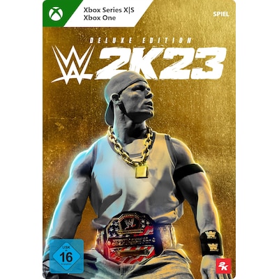 Spiel WWE günstig Kaufen-WWE 2K23 Deluxe Edition DE - XBox S|X XBox One Digital Code. WWE 2K23 Deluxe Edition DE - XBox S|X XBox One Digital Code <![CDATA[• Plattform: Xbox • Genre: Sportspiel / Kampfspiel • Altersfreigabe USK: ab 16 Jahren • Produktart: Digitaler Code pe