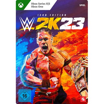 Box for günstig Kaufen-WWE 2K23 Icon Edition DE - XBox S|X XBox One Digital Code. WWE 2K23 Icon Edition DE - XBox S|X XBox One Digital Code <![CDATA[• Plattform: Xbox • Genre: Sportspiel / Kampfspiel • Altersfreigabe USK: ab 16 Jahren • Produktart: Digitaler Code per E-