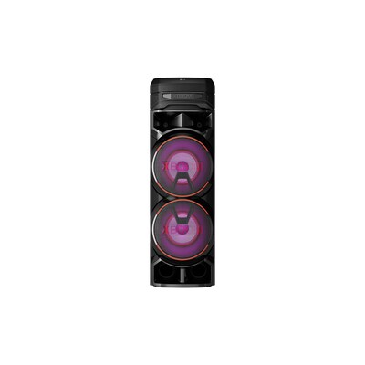 Mit und günstig Kaufen-LG XBOOM RNC9 Party Speaker Bluetooth-Lautsprecher mit Beleuchtung. LG XBOOM RNC9 Party Speaker Bluetooth-Lautsprecher mit Beleuchtung <![CDATA[• 2-Wege-Soundsystem mit 4 Lautsprechern • Mit Akku, Karaoke- und DJ-Funktionen • Soundeffekte und Beleuc