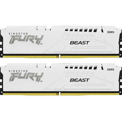 NC 2 günstig Kaufen-32GB (2x16GB) KINGSTON FURY Beast White EXPO DDR5-5200 CL36 RAM Speicher Kit. 32GB (2x16GB) KINGSTON FURY Beast White EXPO DDR5-5200 CL36 RAM Speicher Kit <![CDATA[• 32 GB (RAM-Module: 2 Stück) • DDR5-RAM 5200 MHz ECC • CAS Latency (CL) 36 • Ansc