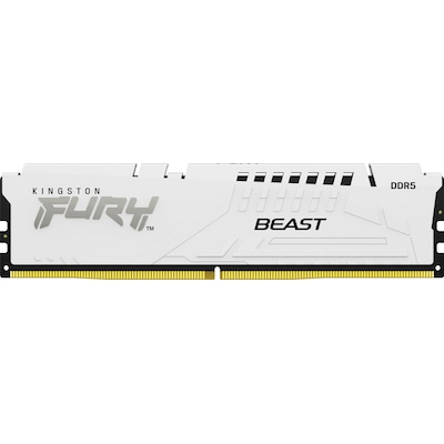 Beast 32GB günstig Kaufen-32GB (1x32GB) KINGSTON FURY Beast White EXPO DDR5-5200 CL36 RAM Arbeitsspeicher. 32GB (1x32GB) KINGSTON FURY Beast White EXPO DDR5-5200 CL36 RAM Arbeitsspeicher <![CDATA[• 32 GB (RAM-Module: 1 Stück) • DDR5-RAM 5200 MHz ECC • CAS Latency (CL) 36 