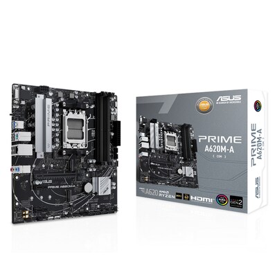 ASUS PRIME A620M-A-CSM mATX Mainboard Sockel AM5 M.2/USB3.2/VGA/DP/HDMI