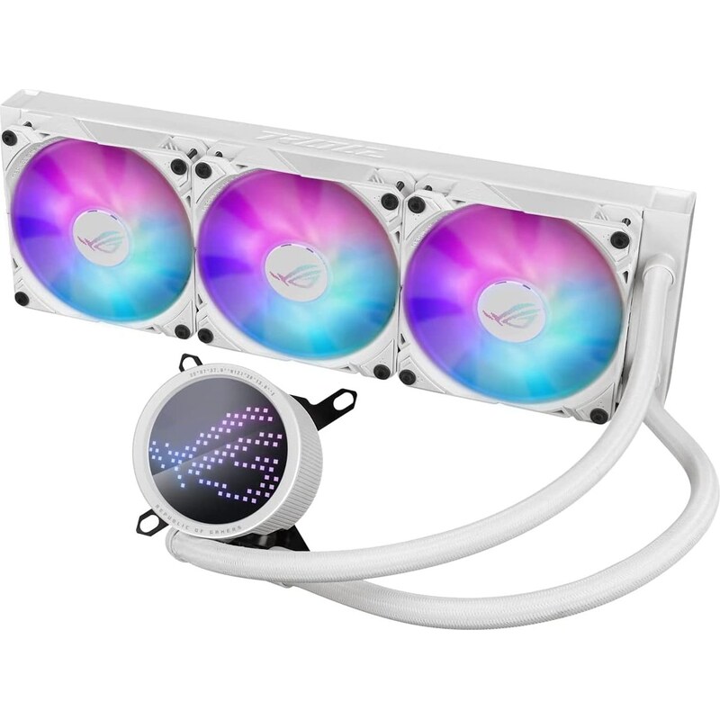 1200 günstig Kaufen-ASUS ROG Ryuo III 360 White ARGB Komplettwasserkühlung für AMD und Intel CPUs. ASUS ROG Ryuo III 360 White ARGB Komplettwasserkühlung für AMD und Intel CPUs <![CDATA[• Komplettwasserkühlung mit 360 mm Radiator • 1700, 1200, 115X, 2011,