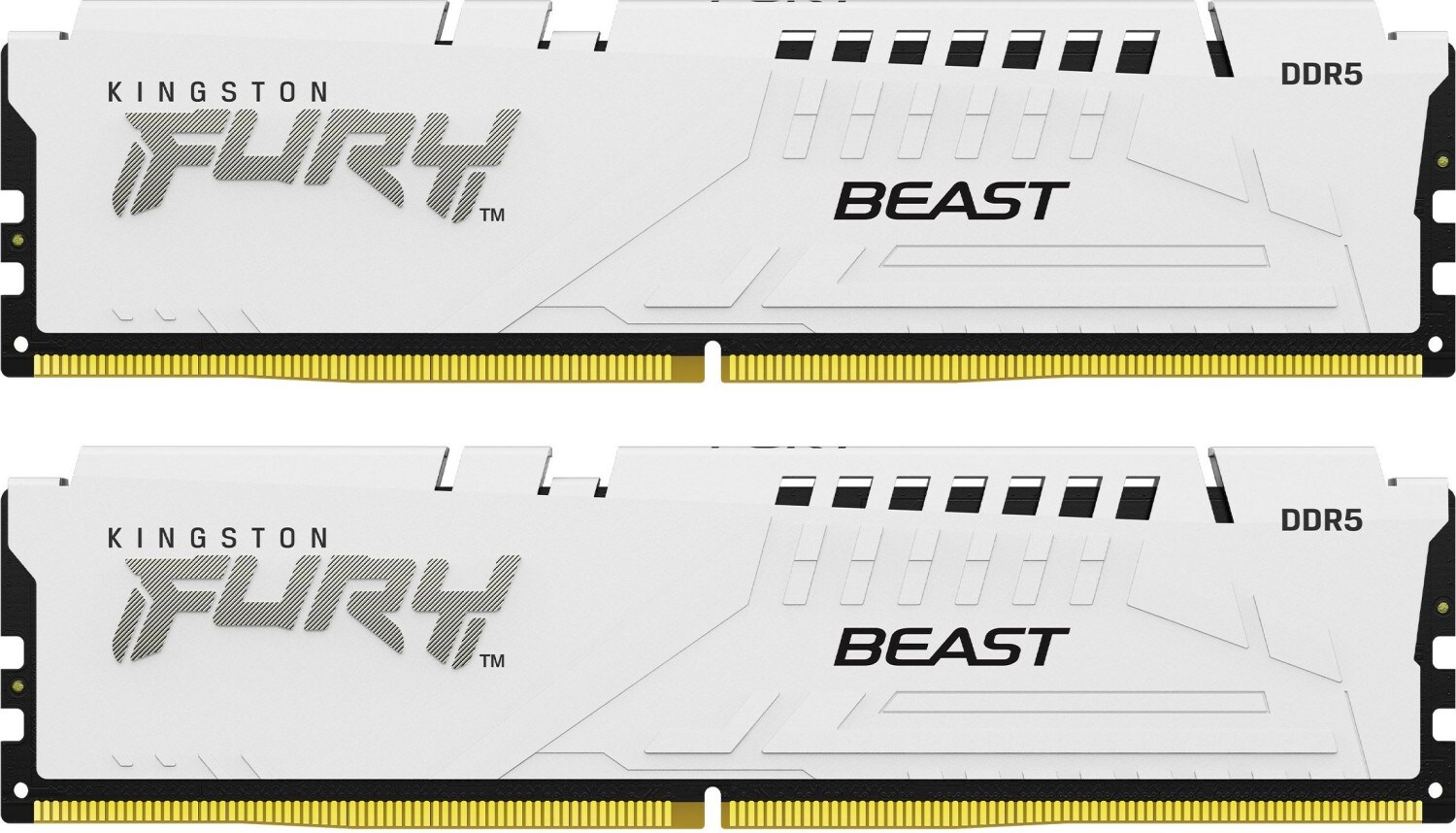 32GB (2x16GB) KINGSTON FURY Beast White EXPO DDR5-6000 CL36 RAM Speicher Kit