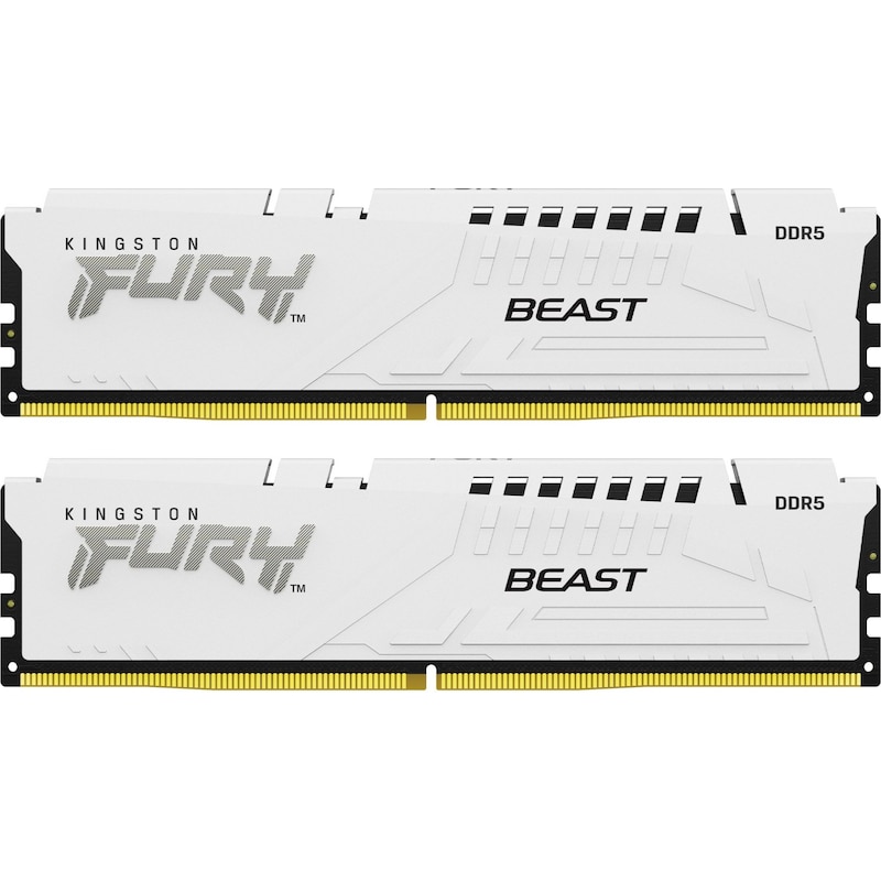 64GB (2x32GB) KINGSTON FURY Beast White EXPO DDR5-6000 CL36 RAM Speicher Kit