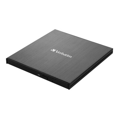 DISC günstig Kaufen-Verbatim 43886 Slimline Brenner 8x DVD±R 6x DVD-RAM USB 3.2 Schwarz extern. Verbatim 43886 Slimline Brenner 8x DVD±R 6x DVD-RAM USB 3.2 Schwarz extern <![CDATA[• M-DISC READY: Kompatibel mit M-Disk Datenträgern • Kompakter und leichter exte