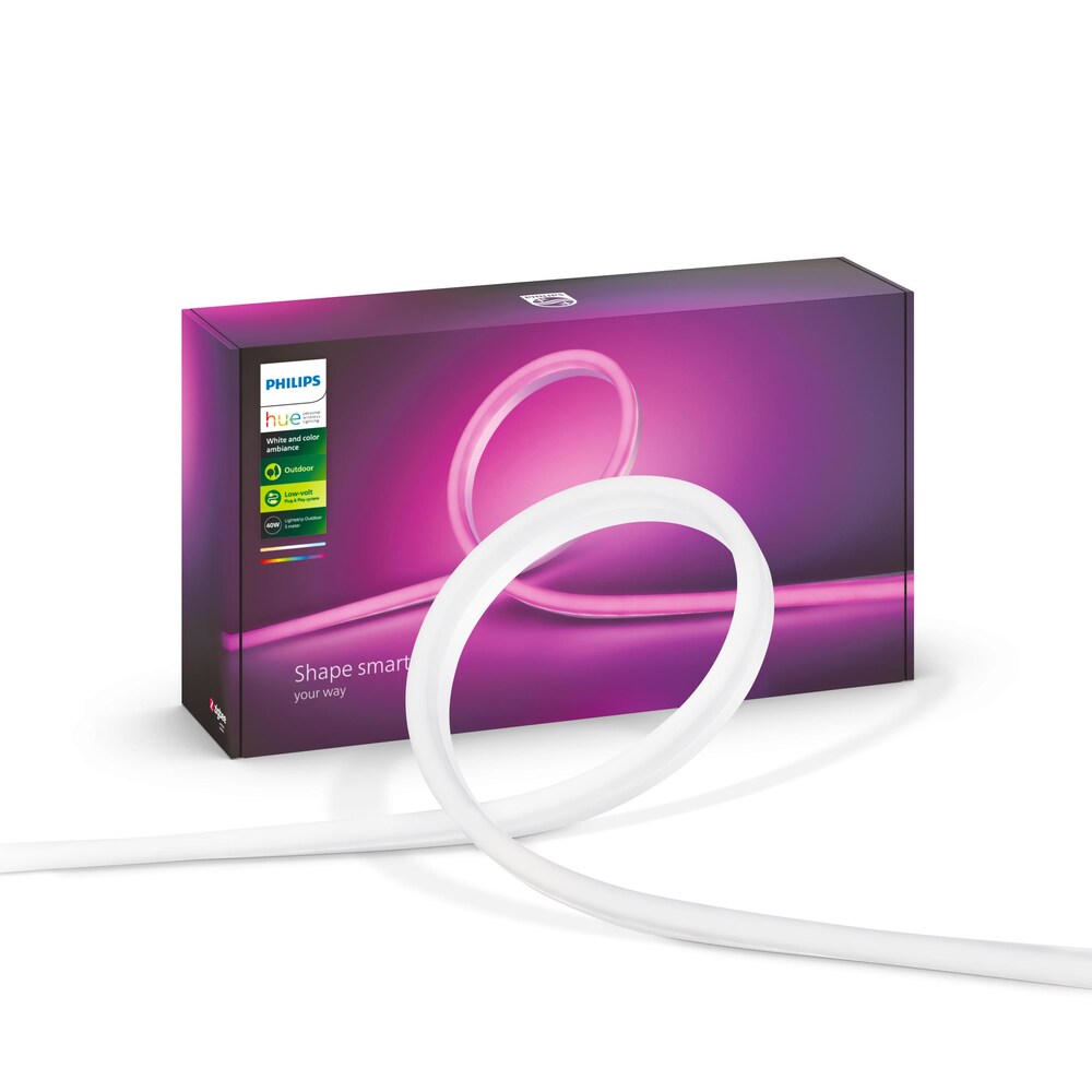 Philips Hue Lightstrip Outdoor 5m White &amp; Col. Amb. 1600lm Bluetooth