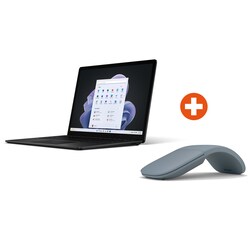 Surface Laptop 5 RBG-00030 Schwarz i7-1255U 16GB/512GB 13&quot; + Surface Arc Mouse