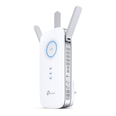 Repeater WiFi günstig Kaufen-TP-LINK AC1750 RE450 V2 WLAN-Repeater mit Gigabit LAN Port. TP-LINK AC1750 RE450 V2 WLAN-Repeater mit Gigabit LAN Port <![CDATA[• Robuste Dual Band WiFi Erweiterung bis zu 1115m² • Simultanes Dualband: Bis 450Mbit/s auf 2,4GHz, bis 1300Mbit/s auf 5GH