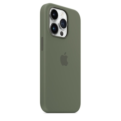 PRO 1  günstig Kaufen-Apple Original iPhone 14 Pro Silikon Case mit MagSafe Oliv. Apple Original iPhone 14 Pro Silikon Case mit MagSafe Oliv <![CDATA[• Passend für Apple iPhone 14 Pro • Material: Silikon • Farbe: Oliv Füreinander gemacht.]]>. 