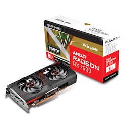 SAPPHIRE AMD Radeon RX 7600 PULSE Gaming Grafikkarte 8GB GDDR6 HDMI/3xDP