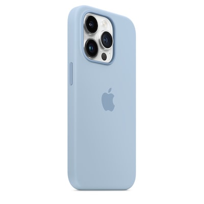 Silikon  günstig Kaufen-Apple Original iPhone 14 Pro Silikon Case mit MagSafe Himmel. Apple Original iPhone 14 Pro Silikon Case mit MagSafe Himmel <![CDATA[• Passend für Apple iPhone 14 Pro • Material: Silikon • Farbe: Himmel Füreinander gemacht.]]>. 