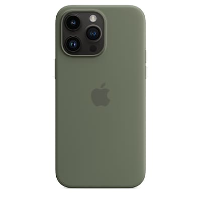 Apple iPhone günstig Kaufen-Apple Original iPhone 14 Pro Max Silikon Case mit MagSafe Oliv. Apple Original iPhone 14 Pro Max Silikon Case mit MagSafe Oliv <![CDATA[• Passend für Apple iPhone 14 Pro Max • Material: Silikon • Farbe: Oliv]]>. 