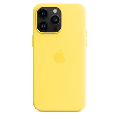 Gel Case günstig Kaufen-Apple Original iPhone 14 Pro Max Silikon Case mit MagSafe Kanariengelb. Apple Original iPhone 14 Pro Max Silikon Case mit MagSafe Kanariengelb <![CDATA[• Passend für Apple iPhone 14 Pro Max • Material: Silikon • Farbe: Kanariengelb]]>. 