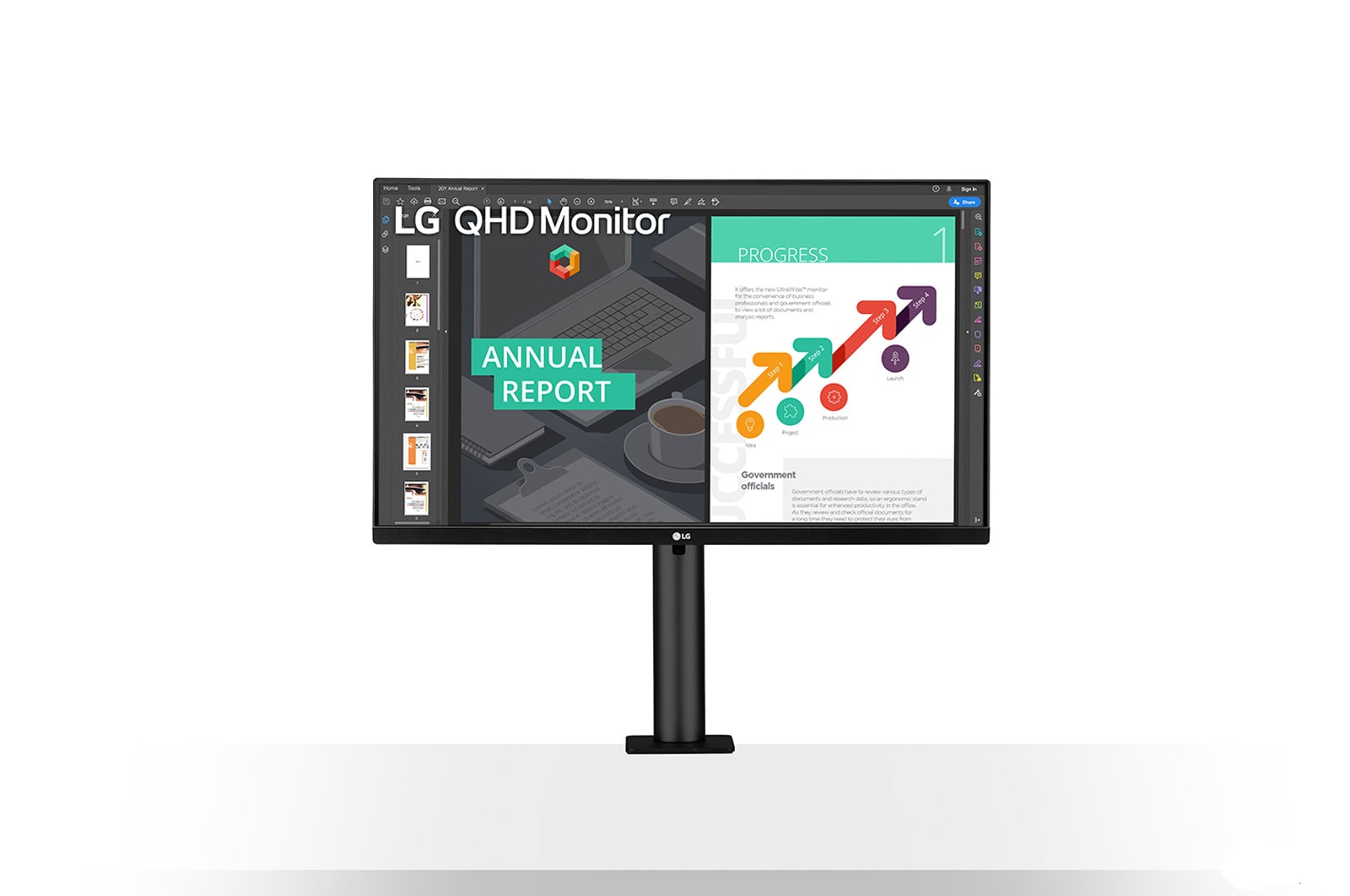 LG 27QN880P-B.AEU 68,6cm (27&quot;) 16:9 IPS QHD Monitor HDMI/DP/USB-C