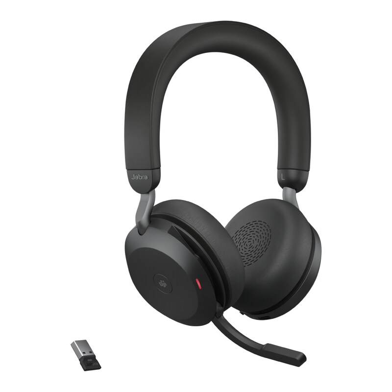 Jabra Evolve2 75 MS Stereo Bluetooth Headset schwarz