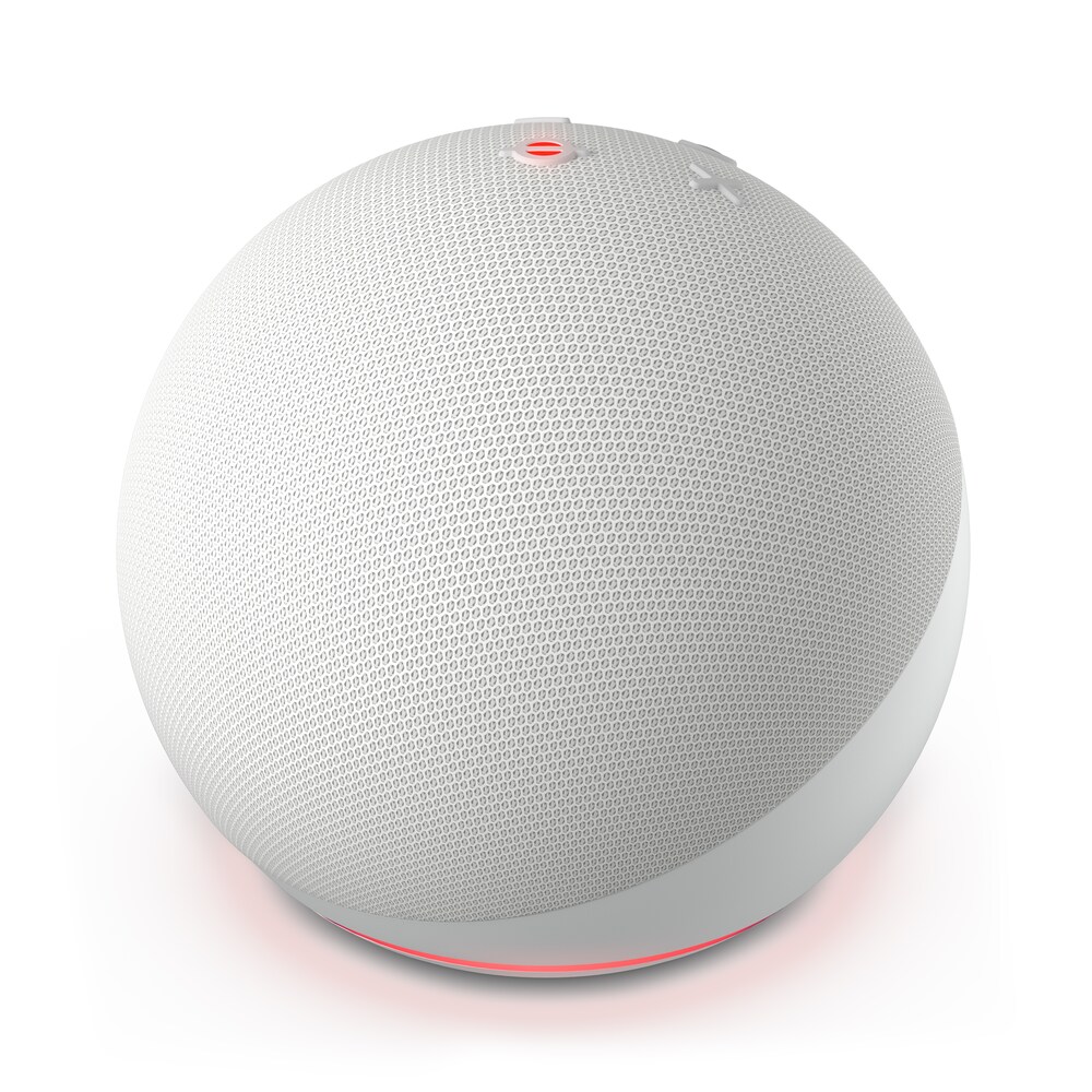 Amazon Echo Dot (5. Gen.) Smarter Bluetooth Lautsprecher mit Alexa, weiß