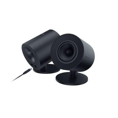 Hall A günstig Kaufen-RAZER Nommo V2 X Full-Range-2.0 Gaming-Lautsprecher für PC schwarz. RAZER Nommo V2 X Full-Range-2.0 Gaming-Lautsprecher für PC schwarz <![CDATA[• Zwei 3-Zoll-Full-Range-Treiber • THX Spatial Audio • Max. Schalldruck 96 dB • Bluetooth 5.0