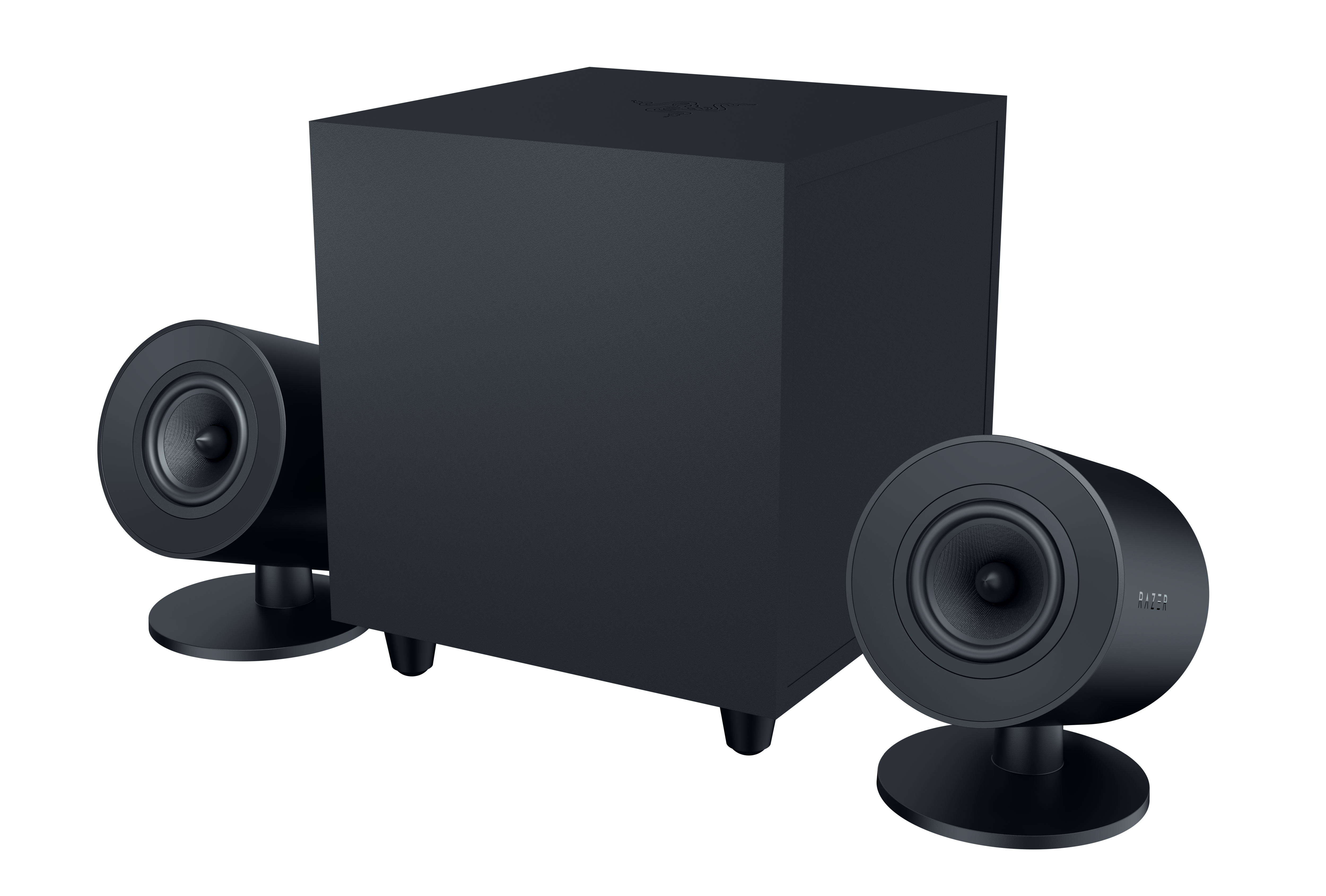 RAZER Nommo V2 Full-Range-2.1 Gaming-Lautsprecher mit Subwoofer für PC schwarz