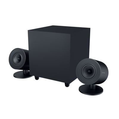 RAZER Nommo V2 Full-Range-2.1 Gaming-Lautsprecher mit Subwoofer für PC schwarz