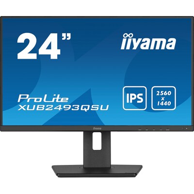 Pi 5 günstig Kaufen-iiyama ProLite XUB2493QSU-B5 60,5cm (23,8") WQHD IPS Monitor HDMI/DP/USB Pivot. iiyama ProLite XUB2493QSU-B5 60,5cm (23,8") WQHD IPS Monitor HDMI/DP/USB Pivot <![CDATA[• Energieeffizienzklasse: D • Größe: 60,5 cm (23,8 Zoll) 16:9, Auflösung