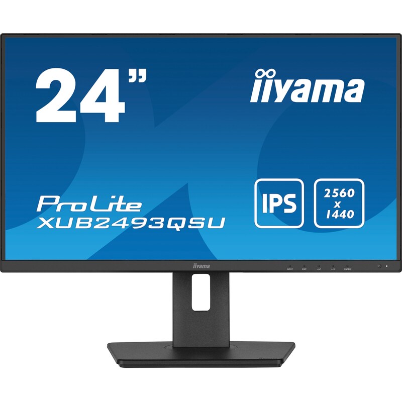 iiyama ProLite XUB2493QSU-B5 60,5cm (23,8") WQHD IPS Monitor HDMI/DP/USB Pivot