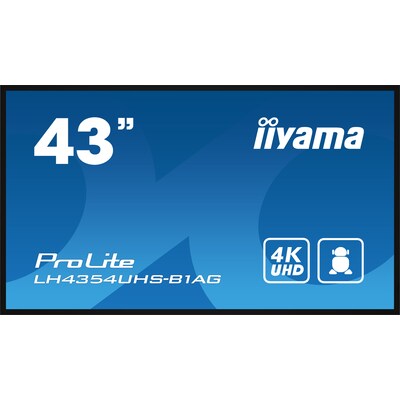 43 Zoll günstig Kaufen-iiyama ProLite LH4354UHS-B1AG 108cm (42,5") 4K Digital Signage Monitor HDMI/DP. iiyama ProLite LH4354UHS-B1AG 108cm (42,5") 4K Digital Signage Monitor HDMI/DP <![CDATA[• Energieeffizienzklasse: G • Größe: 108 cm(42 Zoll) 16:9, Auflösung: 3.